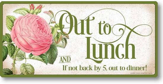 Item 12167 Out to Lunch Sign