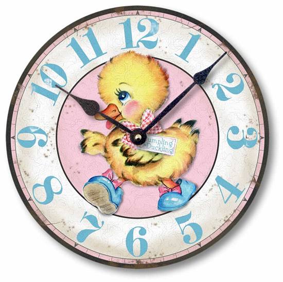 Item C9013 Retro Style Baby Nursery Clock