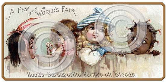 Item 05004 Victorian Children Plaque