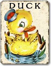 Item 10101 Child's Nursery Duckling Plaque