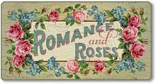 Item 106171 Vintage Style Romance and Roses Plaque
