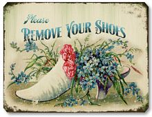 Item 1605 Remove Your Shoes Sign