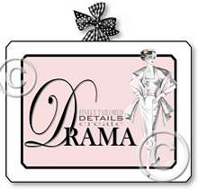 Item 2051 Pink Boudoir 1950s Style Fashion Plaque