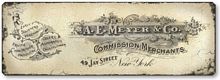 Item 2600 Victorian Style Ornate Letterhead Plaque
