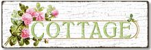 Item 435 Shabby Chic Cottage Sign
