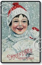 Item 795 Snowball Christmas Greetings Plaque