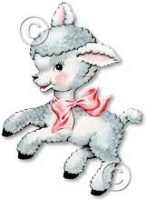 Item 9007 Classic Lamb Wall Decor for Baby
