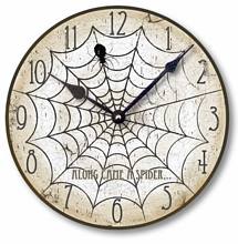 Item C1551 Halloween Spider Wall Wall Clock