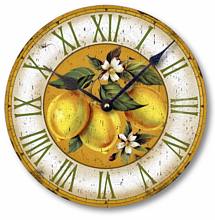 Item C2105 Vintage Style Lemons Wall Clock