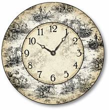 Item C6021 French Toile Vintage Style Clock