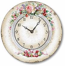 Item C6026 Classical Olde World Floral Wall Clock