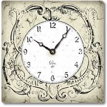 Item C6121 Vintage Style French Rococo Clock
