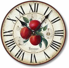 Item C8202 Vintage Style 12 Inch Apple Clock