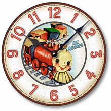 Item C9117 Classic Children's Train Wall Clock