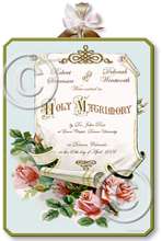 Item M304 Victorian Wedding Certificate Plaque