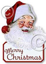 Item 05111 Santa Claus Stand up Plaque