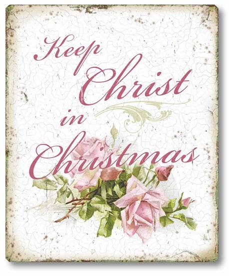 Item 05115 Keep Christ in Christmas Sign