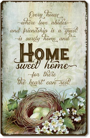 Item 1207 Home Sweet Home Sign