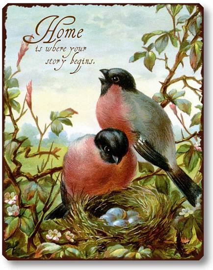 Item 255 Nesting Birds Sign