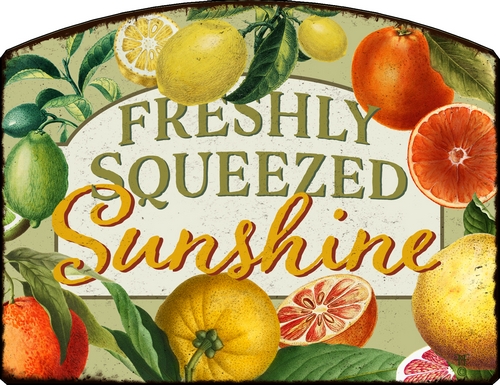 Item 28319 Vintage Style Citrus Sign