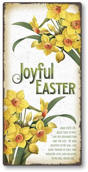 Item 8900 Vintage Style Christian Easter Sign
