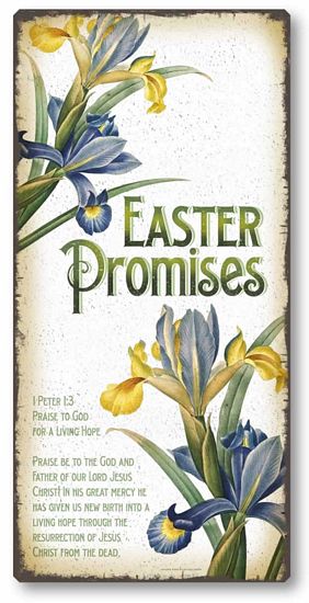 Item 8901 Vintage Style Christian Easter Sign
