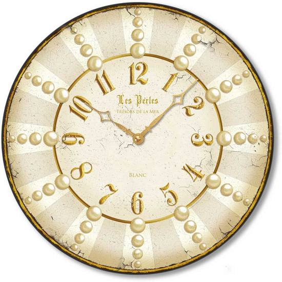 Item C8024 Pearls from the Sea Wall Clock