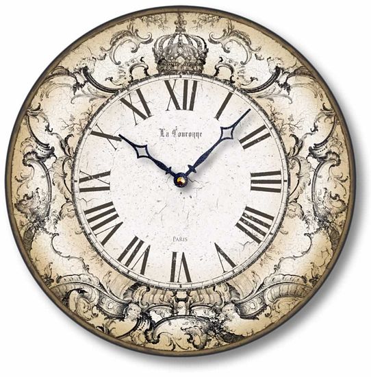 Antique Style Crown Clock | Fairy-freckles.com