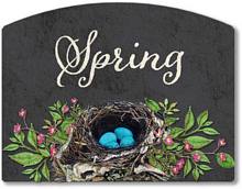 Item 2025 Chalkboard Style Spring Season Sign