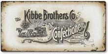 Item 2601 Candy Company Billhead Plaque