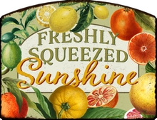 Item 28319 Vintage Style Citrus Sign