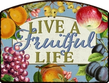 Item 28349 Vintage Style Mixed Fruit Sign