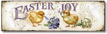 Item 62 Easter Joy Chicks Sign