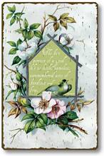 Item 67 Graceful Victorian Quotation Plaque