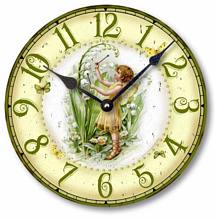 Item C1203 Vintage Style Fairy Bells Wall Clock