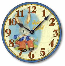 Item C5022 Vintage Style Peter Rabbit Wall Clock