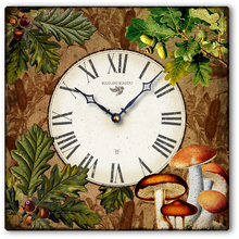 Item C7355 Woodland Wonders Botanical Wall Clock