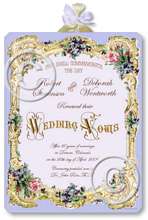 Item M306 Victorian Wedding Certificate Plaque