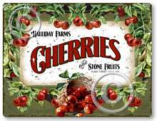 Item 4705  Cherries Plaque